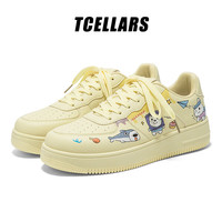 Tcellars 京东直采 全新正品 男女士 2026新款动漫涂鸦板鞋休闲鞋