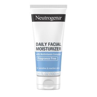 Neutrogena 敏感肌肤修护面霜 维生素B3保湿乳液 无香精温和护肤100ml