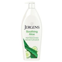 Jergens 舒缓芦荟身体乳 保湿补水 黄瓜提取物 干燥肌肤护理 621ml