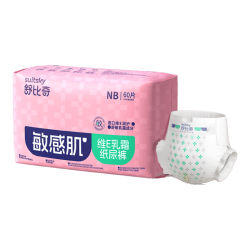 舒比奇 维E敏感肌纸尿裤 NB60片