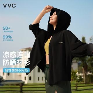 VVC 防晒衣 透气防紫外线 曜石黑 S