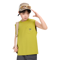 左西 男童凉感背心 白色 130cm