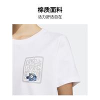 adidas IK6027 女士圆领短袖T恤