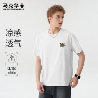 马克华菲 凉感科技吸湿透气男士T恤