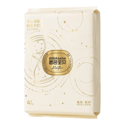 碧芭宝贝 大师杰作强吸甄护系列婴儿拉拉裤 L码4片