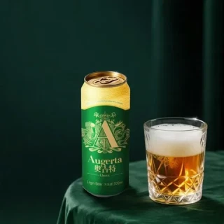 今日必买、PLUS会员：青岛啤酒 奥古特 一厂精酿高端系列 12°P 拉格啤酒 500ml*18罐 2件赠奥古特330ml*12罐
