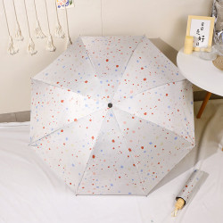 温诗欧 彩虹糖豆自动伞防晒遮阳晴雨两用