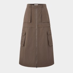 MOUSSY 春季城市运动风口袋工装微喇半身裙 028HAZ30-0711