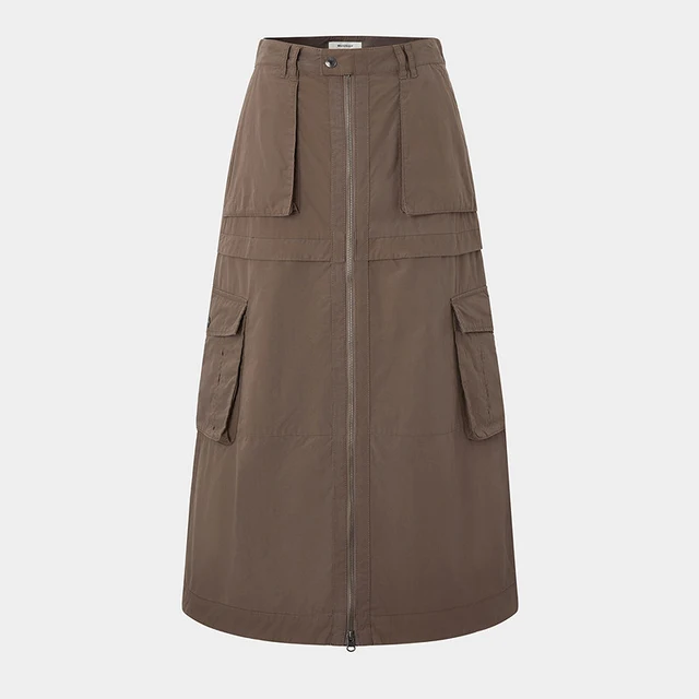 MOUSSY 城市运动风口袋工装微喇半身裙