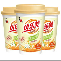 优乐美 椰果奶茶 茉莉味 3杯