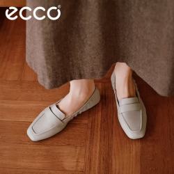 ecco 舞悦系列 一脚蹬皮鞋羊皮芭蕾鞋女 234393