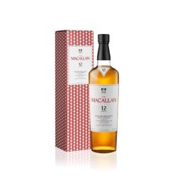 麦卡伦 12年蓝钻双桶单一麦芽威士忌700ml*1瓶礼盒装送礼进口正品