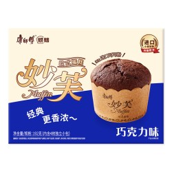 康师傅 妙芙欧式蛋糕 巧克力味 192g*1盒