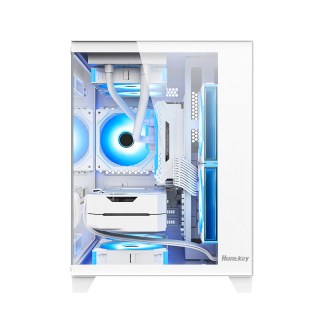 EVESKY 航嘉S900/V320海景房电脑机箱台式主机m-atx主板240水冷侧透机箱