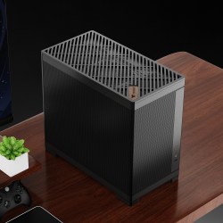 曜越 TT机箱TG100 电脑主机桌面迷你机箱matx支持240水冷Type-C接口