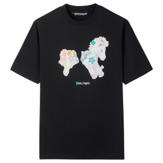 Palm Angels 字母Logo印花 纯棉 黑色 XL 男士T恤