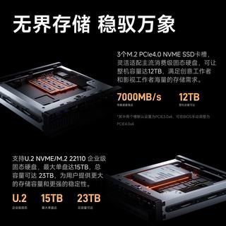 铭凡 MS-A2 R7-7745HX 准系统 迷你主机