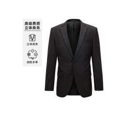 BOSS 100%羊毛男士西装外套