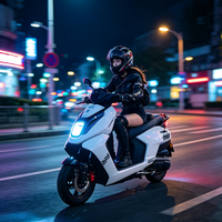破界 150燃油踏板摩托车 ABS版 2026年新款 月光白