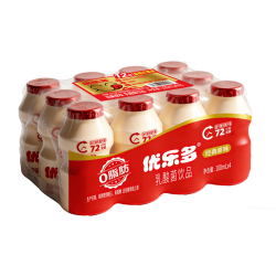优乐多 乳酸菌饮品100ml*12瓶  多口味可选