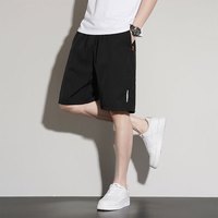 JEEP SPIRIT 冰丝速干 黑色 2XL 休闲短裤