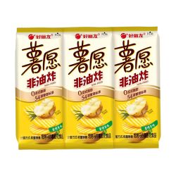 好丽友 薯愿 薯片 香烤原味 约35.8g*3袋 多款可选