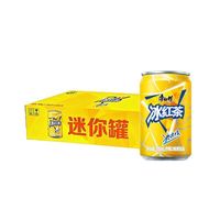 康师傅 饮料冰红茶180ml*12罐MINI罐装饮品柠檬味易拉罐整箱饮品