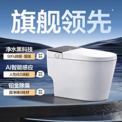 安华 0压限制 旋风泡沫盾 水路除菌智能马桶A8 305坑距