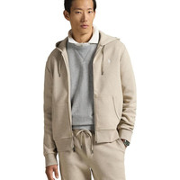限尺码：RALPH LAUREN 男士全拉链双织卫衣 2XL