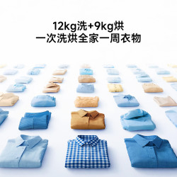 米家 小米BLDC变频 洗烘12kg强效去渍 XHQG120MJ110 滚筒洗烘