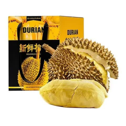 物旺 泰国金枕榴莲 净重3-4斤 3-4房 干包黄肉