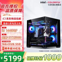 七彩虹 电竞主机 i5 14400F/七彩虹RTX5060 DUO 8G/512G m.2/16G D4 3200