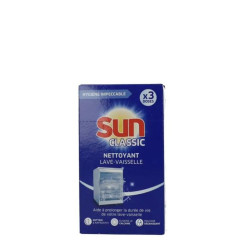 SUN 法国洗碗机机体清洁剂浓缩强力去污快速瓦解油污3次装