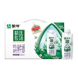 蒙牛 精选牧场原生高钙梦幻盖纯牛奶250ml*10包