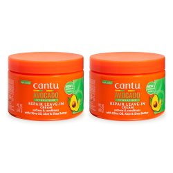 Cantu 牛油果保湿修护免洗护发霜 含橄榄油芦荟乳木果油强韧发丝340g*2
