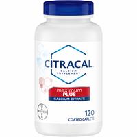 Citracal 成人补钙片 650mg柠檬酸钙 维生素D3 骨骼健康 120片