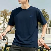 Timberland A6DKUZ02 纯棉透气 宝蓝色 L码 男士短袖T恤