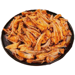 胶缤 三角骨孜然味鸡脆骨烧烤鸡叉骨下酒菜鸡软骨开袋即食小吃100g*3袋