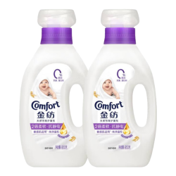 Comfort 纯净温和柔顺剂敏感肌适用柔软亲肤温和不伤衣防静电瓶装 纯净温和1kg*2瓶