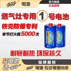 999 燃气灶电池（超划算装）1号电池耐高温耐用持久无汞环保铁壳防爆