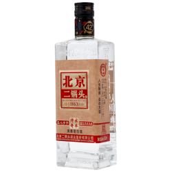 永丰牌 北京二锅头 匠心方瓶 清香型 &纯粮酒 42度 500ml 单瓶