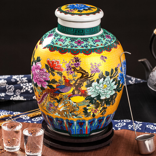 兴盛长 杏花村酒 清香型白酒百鸟朝凤53度10斤装优级大坛53度5000
