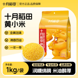 十月稻田 黄小米 1kg 五谷杂粮 小米粥米