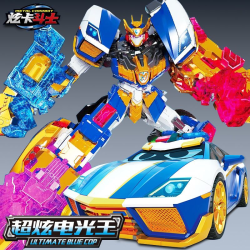 展高 炫卡斗士3 变形机器人合体机甲玩具