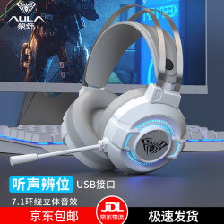 狼蛛 S602头戴式耳机电脑游戏专用耳机台式笔记本通用