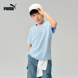 PUMA 官方正品T7夏季短袖T恤撞色时尚353925117203