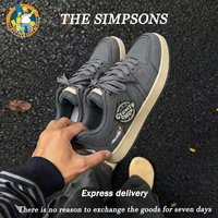 THE SIMPSONS 情侣时尚潮鞋 美式高阶百搭板鞋