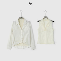 ME 蕾丝衬衫两件套 女士衬衫 MESS0497
