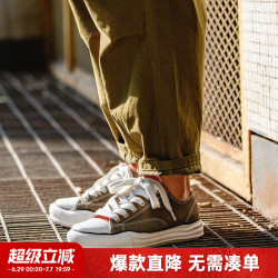 马登 男士休闲帆布鞋