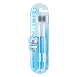 冰泉 正畸牙刷 软毛 蓝色 2支